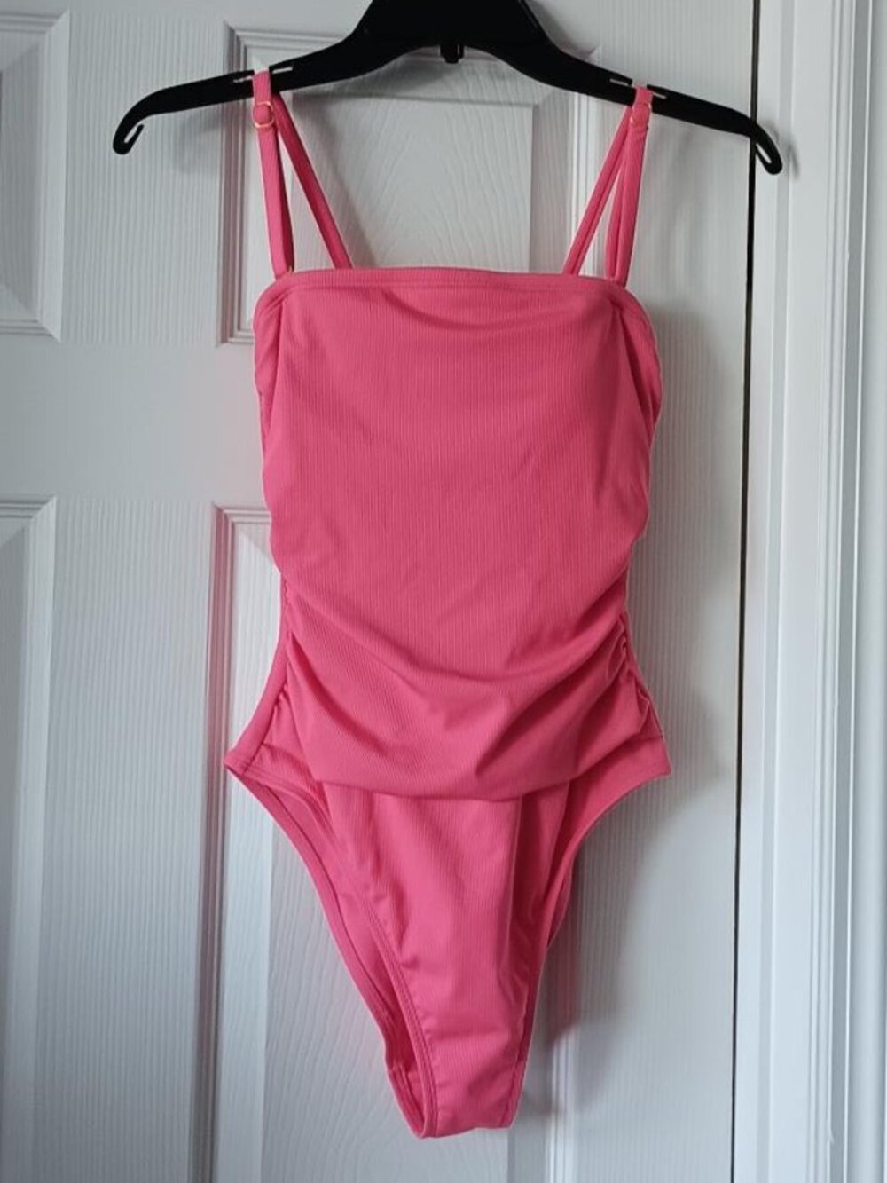 SHADE & SHORE Womens Bathing Suit One Piece Pink Size Small